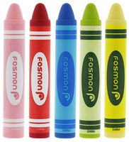 Fosmon Youth Series Kids Stylus Pen for Apple iPad Air Mini Pro, Kids Edition Tablet, Dragon Touch, Galaxy Tab A E, Leapfrog Epic LeapPad, Nabi JR, Chromo Android Tablets Smartphones (5 Pack)