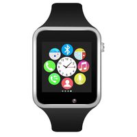 Aeifond Smart Watch - Fitness Tracker Watch Touchscreen Bluetooth Smartwatch Wrist Watch with Camera Pedometer SIM TF Card Slot Compatible Samsung Android iPhone iOS Men Kids Women (Silver)