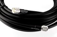 Milspec RG-213 (RG8U) Coaxial Cable for Ham and CB Radio VHF, HF. Uhf 60 Foot Pl-259 Male  M17/163A RG-213/U with Polyolefin Cross-Linked Strain Relief