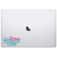 Laptop Notebook Sticker Decal - Be a Unicorn in a Field of Horses - Skins Stickers