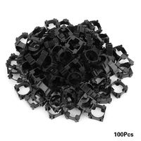 100Pcs 18650 Lithium Battery Holder Plastic Battery Pack Bracket Cylindrical Cell Battery Stand Cell Spacer for DIY Fixed Battery