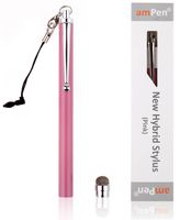 amPen Hybrid Stylus Pen - Interchangeable Hybrid Tip Touchscreen Stylus (Pink)