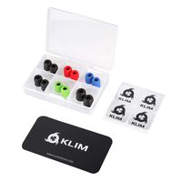 KLIM Earphone Foam Earbud Tips 4.5 mm + 12 Innovative Memory Foam Earbuds Tips + Extremely Comfortable + Isolates from Outside Noise + Earphone Tips in 2 Different Sizes [ New 2020 Version ]