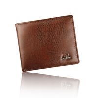 Hemlock Bifold Business Wallets, Men Leather Wallet Credit Card Holder Pocket Purse (Brown)