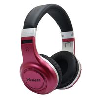 AutumnFall Bluetooth Headphones Over Ear,B61 Comfort Wireless Headphones Bluetooth 4.1 Headset Noise Cancelling Over Ear With Microphone for Workout,Running,TV Watching (Hot Pink)