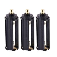 Handheld Flashlights，Lookatool 3 x 3 AAA Battery Holder Spring Box For Flashlight Torch