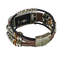 Fashion Women Vintage Multilayer Bracelet Band Strap for Fitbit Charge 2 (Rose Gold)