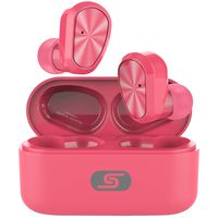 TWS Bluetooth 5.0 Wireless Earbuds Headset SZSAGO W9 True Wireless Earphones for iPhone/Samsung IPX7 Waterproof Smart Bluetooth Headphones Headsets with Patented Intelligent Charging case (Pink)