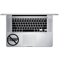 Funny Anti Donald Trump Political Vinyl Sticker Laptop Keyboard Inside Corner iPhone Cell Decal (3.5" Wide)