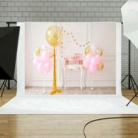 YJYdada Baby Balloon Festival Photography Studio Prop Backdrop Background 5x3FT Decor (D)