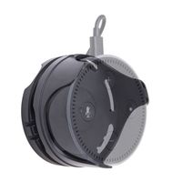 Wall Mount Holder Compact Stand for Echo Dot 2nd Gen, Clean, Space Saving for Bathroom,Kitchen with Cord Wrapping Organizer Hub Plug-In Sticker Mount, No Screws Needed