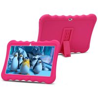 10 inch Kids Tablet PC Android 6.0 OS Full HD Display Tablets for Kids 1GB RAM 16 GB Storage Quad-Core 1.3Hz WiFi Tablet Soft Shock&Kid-Proof Case ... (Pink)