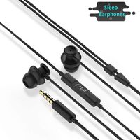 Tantu Sleep Headphones, Noise Isolating, in-Ear, Earbuds Headphones with Comfortable Silicone HD Stereo Speakers Perfect for Sleeping, Sports, Air Travel, Meditation and Relaxation