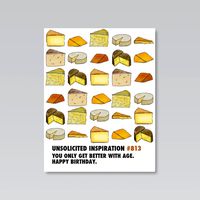 Cheese Birthday Card