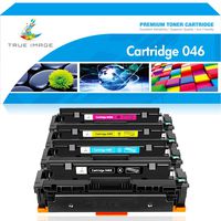 True Image Compatible Toner Cartridge Replacement for Canon 046 MF733 CRG-046 Color ImageCLASS MF733Cdw MF731Cdw MF735Cdw LBP654Cdw 046K 046C 046Y 046M Printer Ink (Black Cyan Yellow Magenta, 4-Pack)