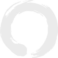 hBARSCI Enso Circle - 5 Inches - for Cars, Trucks, Windows, Laptops, Tablets, Outdoor-Grade 2.5mil Thick Vinyl - White