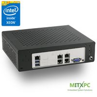 MITXPC Intel Xeon D-1518 Quad Core Mini Server w/Dual Intel 10GbE, IPMI, 8GB ECC - Configured and Assembled by MITXPC