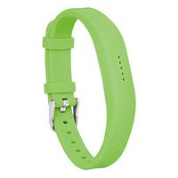 RedTaro Replacement Bands Compatible with Fitbit Flex 2, Secure Buckle Closure/Watchband, Solving Falling Off Problem/Flex 2 Bands/Fitbit Flex 2 Wristbands (Green, Standard)