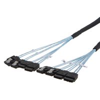 CableCreation 4 SATA (7Pin) Female to 4 SATA (7Pin) Female Cable for Hard Drive and More SATA Devices, 0.5 M ...