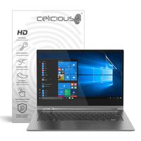 Celicious Vivid Invisible Glossy HD Screen Protector Film Compatible with Lenovo Yoga C930 13.9 [Pack of 2]
