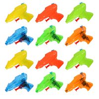 Acekid Mini Squirt Guns, 12pcs Water Blaster Soaker Set, Kids Water Pistol Plastic Toys for Birthday Party Favors, Pool Beach Toys, Hot Summer Classic Water Games
