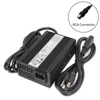 42V 3A Battery Charger Output 36V 2A Charger Input Lithium Li-ion Li-Poly Charger for 10Series 36V Electric Bike (42V3A RCA)