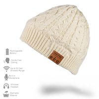 Bluetooth Hat,CFZC Wireless Bluetooth Beanie Hat 4.2 Women Men Winter Knitted Hat Trendy Cap with Speaker & Noise Cancelling Mic for Sports Workout