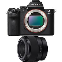 Sony Alpha 7II Mirrorless Interchangeable Lens Camera w/ FE 50mm Prime E-Mount Lens