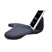 Tablet Stand Soft Pillow Laptop Pillow Holder Mini Tablet Computer Holder for Pad, Phone, E-Readers (ZJ03_Grey)