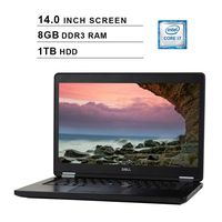 2020 Premium Dell Latitude E5450 14 Inch Business Laptop, Intel Dual-Core i7-5600U up to 3.2GHz, Intel HD 5500, 8GB DDR3 RAM, 1TB HDD, FP Reader, WiFi, HDMI, Windows 10 Pro (Renewed)