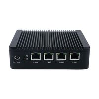 Firewall Micro Appliance Mini PC with Celeron J1900 4 Intel Gigabit Ports LAN WiFi 3G/4G Support 4G RAM 32G SSD I1
