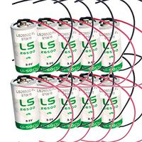 10x SAFT LS26500_WIRE Size C 3.6V 7700mAh Lithium Cell for Smart Munitions, Intrusion Sensors, Invisible Fencing, RFID Tracking, Asset Tracking, Theft Prevention, Locator Beacons, Fleet Monitoring