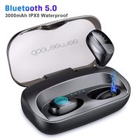 God Said, Enjoy The Hi-Fi Sound.Dooreemee True Wireless Earbuds, TWS Wireless Bluetooth Earbuds 5.0,IPX5 Waterproof, Touch Control, 3000mAh Large Capacity Charging Case, Built-in Microphone