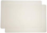 gasare, Extra Large, Extra Thick, Silicone Mats, Countertop Protector, Kitchen Counter Mat, Heat Resistant, Washable, Non Slip, 25 x 17 Inches x 1.4 mm, Set of 2, Clear