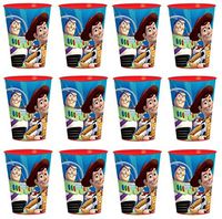 Disney Toy Story Reusable Cups (12x) ~ Birthday Party Supplies Plastic Favors