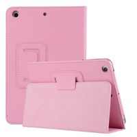 elecfan iPad 7th Generation Case 10.2, Folio Kickstand Cover Slim Shockproof Protective Case Premium PU Leather Book Style Case Cover Compatible with 2019 iPad 7th Generation 10.2" - Pink