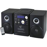 Supersonic SC-807 Bluetooth CD Player Shelf Stereo Black Consumer Electronics