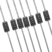 Uxcell 25 x 1N4001 Molded Plastic Case Rectifier Diodes, 1A, 50V