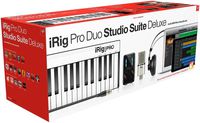 IK Multimedia  iRig Pro Duo Studio Suite complete recording bundle for iPhone, iPad & Mac/PC, interface