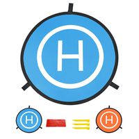 Drone Landing Pad, 30" (75cm) Fast-Folf Portable Universal Helipad for RC Drones Helicopter, DJI Mavic Pro, Phantom 2/3/4/4 Pro, Inspire 2/1, Yuneec Typhoon, 3DR Solo, GoPro Karma, Parrot & More