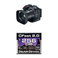 Canon XC15 4K UHD Professional Camcorder with Delkin 256GB Cinema CFast 2.0 Memory Card
