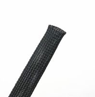 Wang-Data 25ft-3/4 PET Expandable Sleeving -Black -Cable Management Sleeve Cord Organizer for wrap & Protect Cables