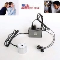 Enhanced Version Super Sensitive Listen Thru-Wall Contact/Probe Microphone Amplifier System