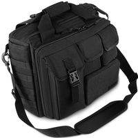 FUNANASUN 17 Inch Men's Laptop Military Messenger Bag Tactical Briefcase Multifunction Outdoor Laptop Crossbody