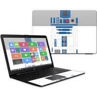 MightySkins Skin Compatible with HP 17t Laptop 17.3" (2017) - Cyber Bot | Protective, Durable, and Unique Vinyl Decal wrap Cover | Easy to Apply, Remove, and Change Styles | Made in The USA