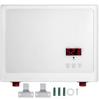 Happybuy 8.7L Electric Hot Water Heater 240V 18KW Electric Tankless Instant Hot Water Heater for Kitchen Bathroom