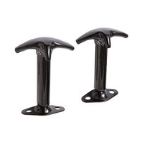 Smittybilt 7601 Black Hood Catch Kit for Wrangler CJ5, CJ7, YJ