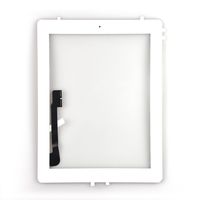 geekit Touch Screen Digitizer Assembled with Home Button Strong Adhesive for iPad 3 3rd Generation A1416 A1403 A1430 (White)
