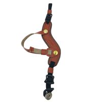CEARI Genuine Leather Hand Grip Wrist Strap Belt for Canon Nikon Pentax Olympus Fuji Sony DSLR Camera - Brown