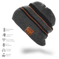CFZC Wireless Bluetooth Beanie Hat Wireless Unisex Knit Winter Warm Music Hat with Headphones Built-in Stereo Speaker Hands-Free for Outdoor Sports Gifts